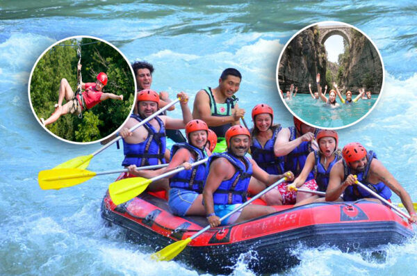 rafting zipline canyoning