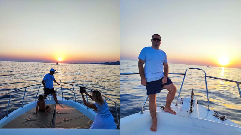 sunset yacht okurcalar