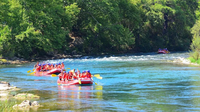 beskonak rafting from mahmutlar
