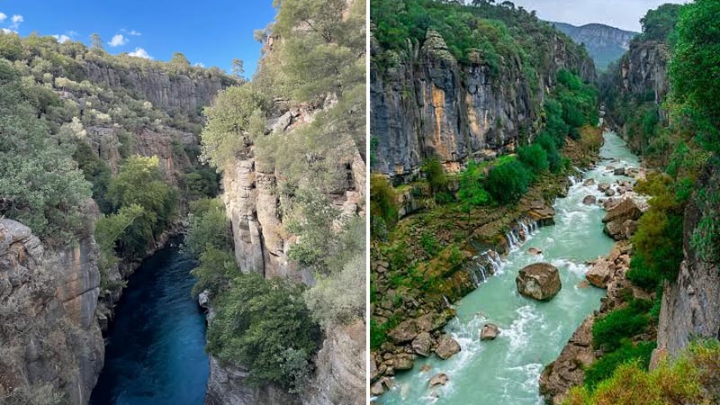 mahmutlar canyon rafting manavgat