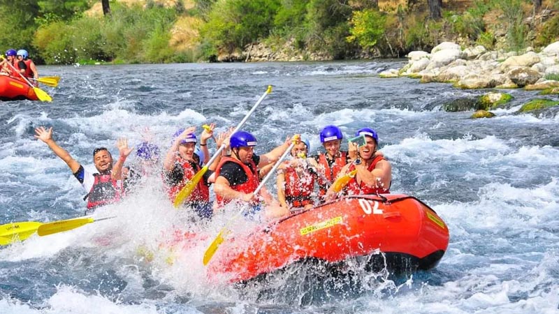 rafting with children mahmutlar