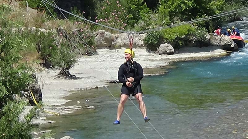 zipline in antalya rafting