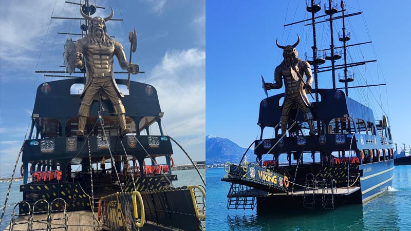 alanya pirate ship king of viking