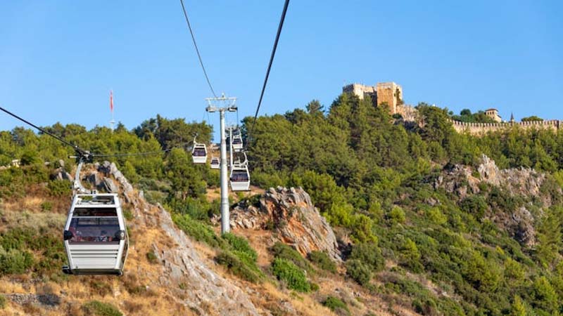 alanya cable car trip