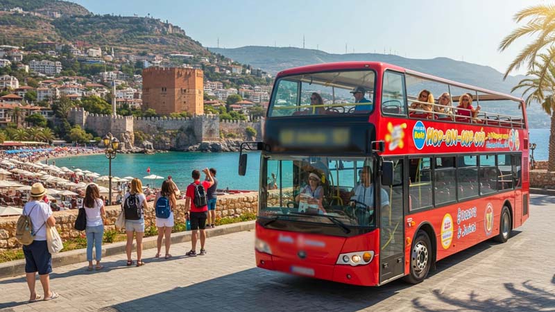 hop on hop off bus alanya