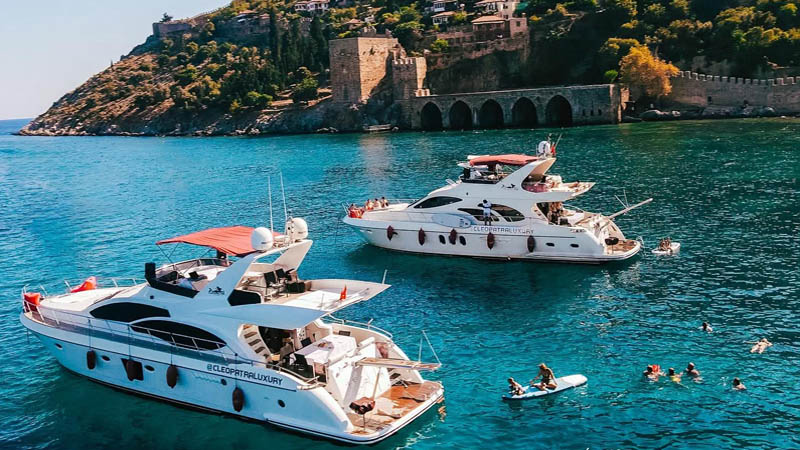 cleopatra yachts okurcalar