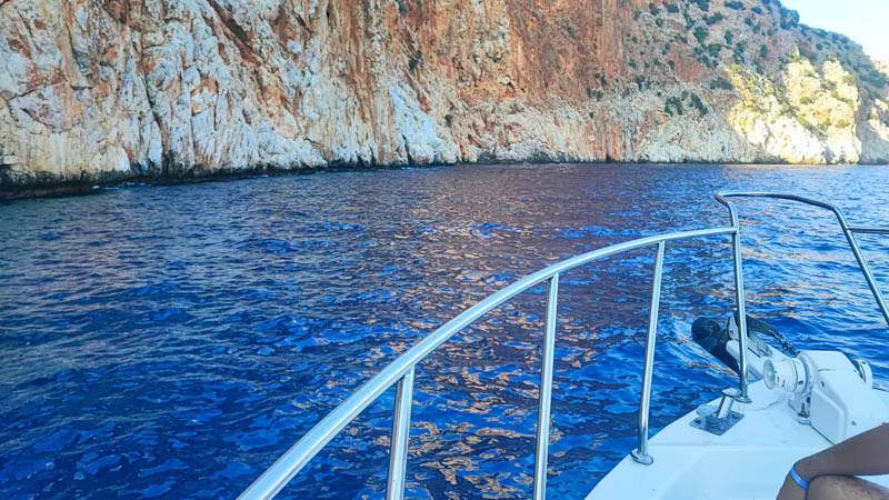 alanya castle private yacht in konakli