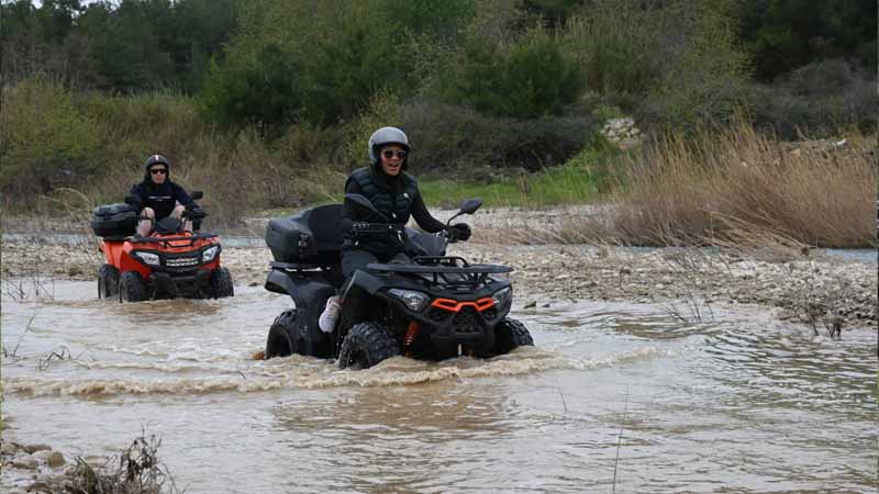quad biking for couple
