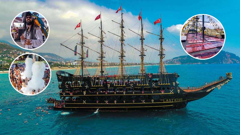 alanya pirate ship cruise