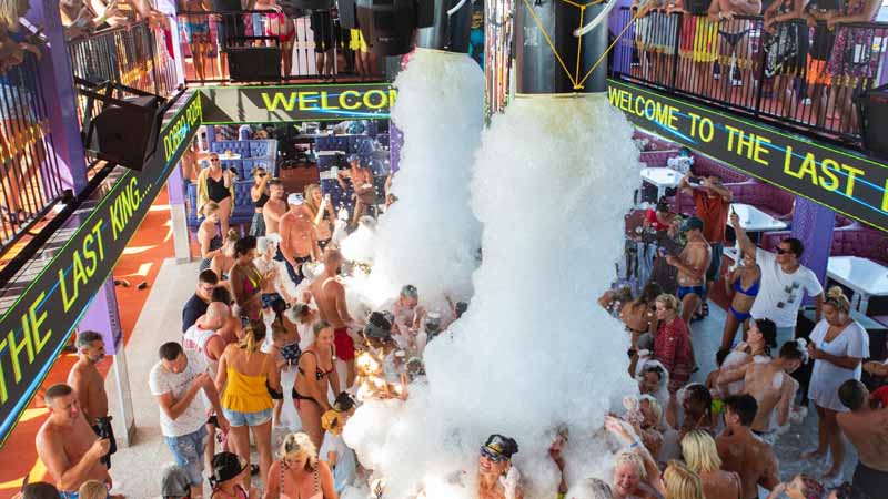 foam party boat alanya last king